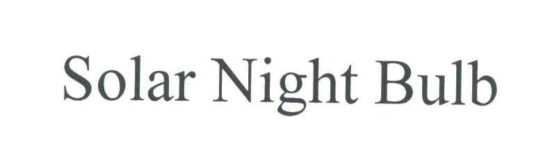 SOLAR NIGHT BULB