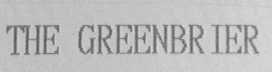 THE GREENBRIER