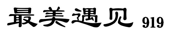 最美遇见 919