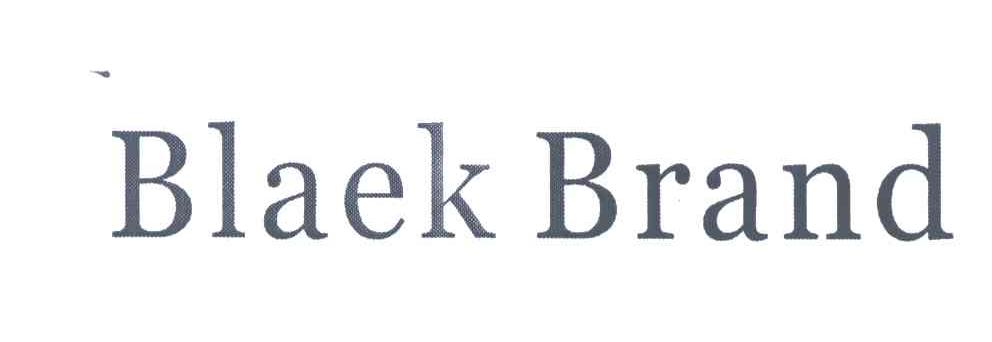 BLAEK BRAND