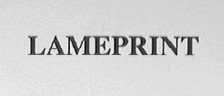LAMEPRINT