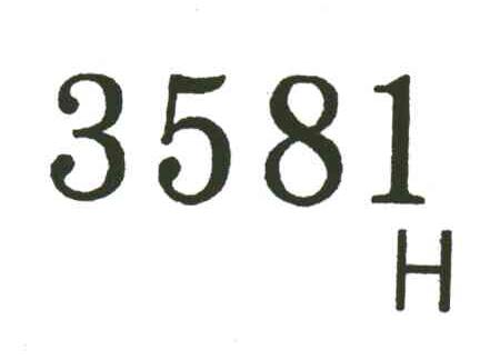 3581;H