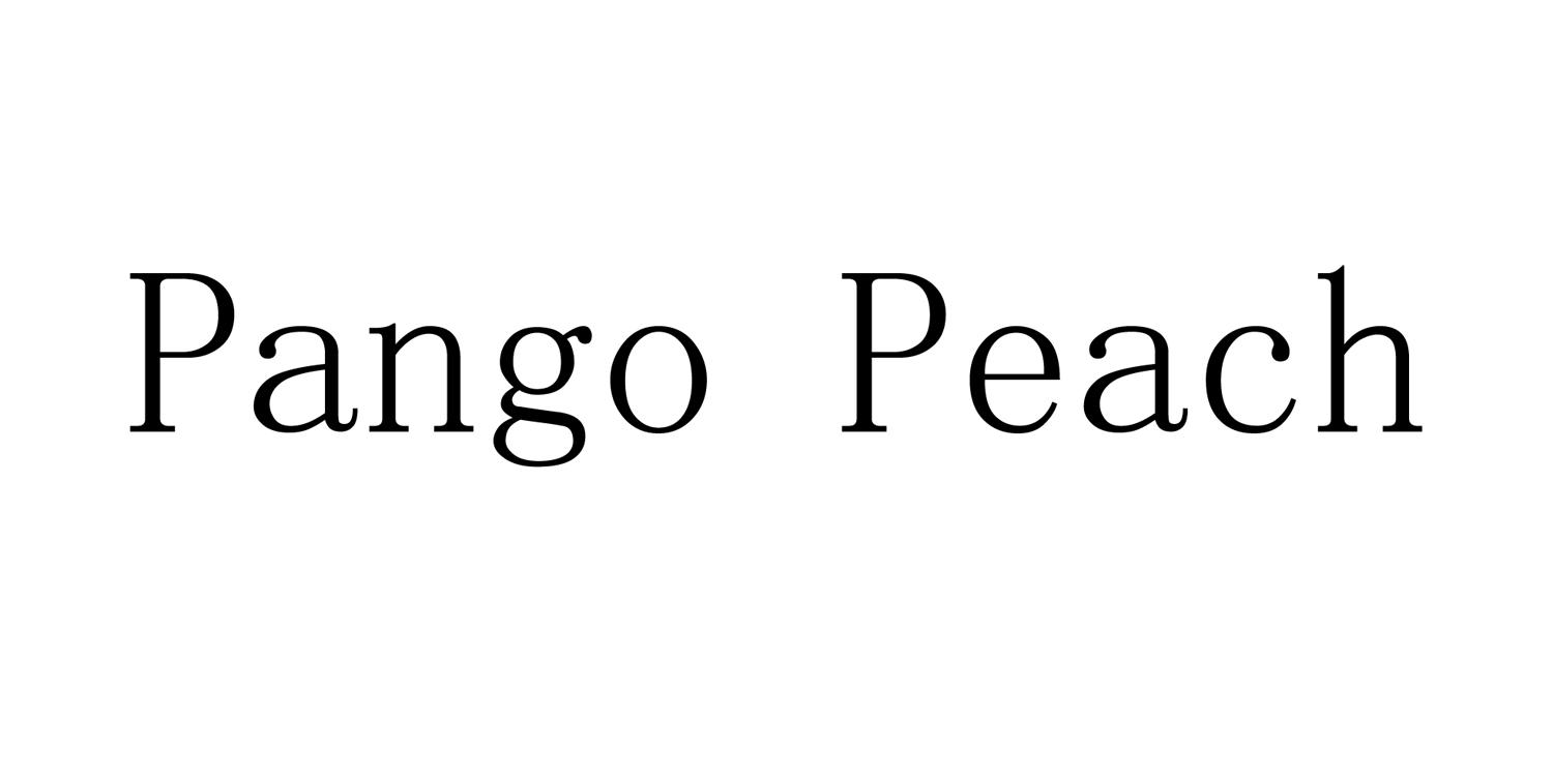 PANGO PEACH