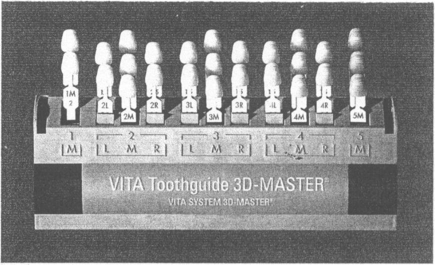 VITA TOOTHGUIDS D MASTER;3