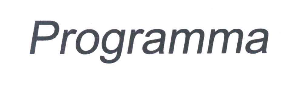 PROGRAMMA
