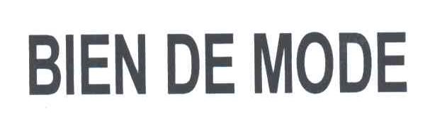 BIEN DE MODE
