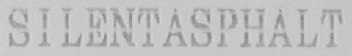 SILENTASPHALT