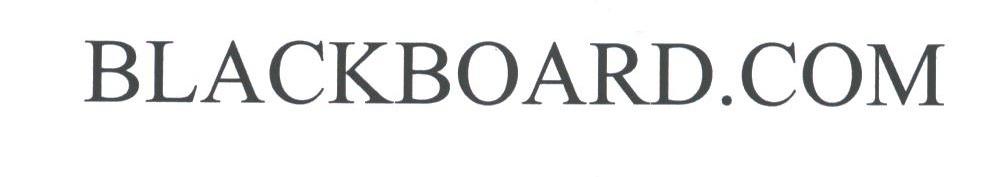 BLACKBOARD