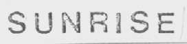 SUNRISE