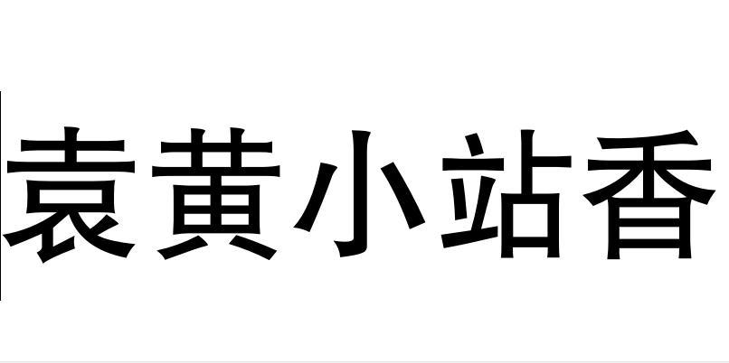 袁黄小站香