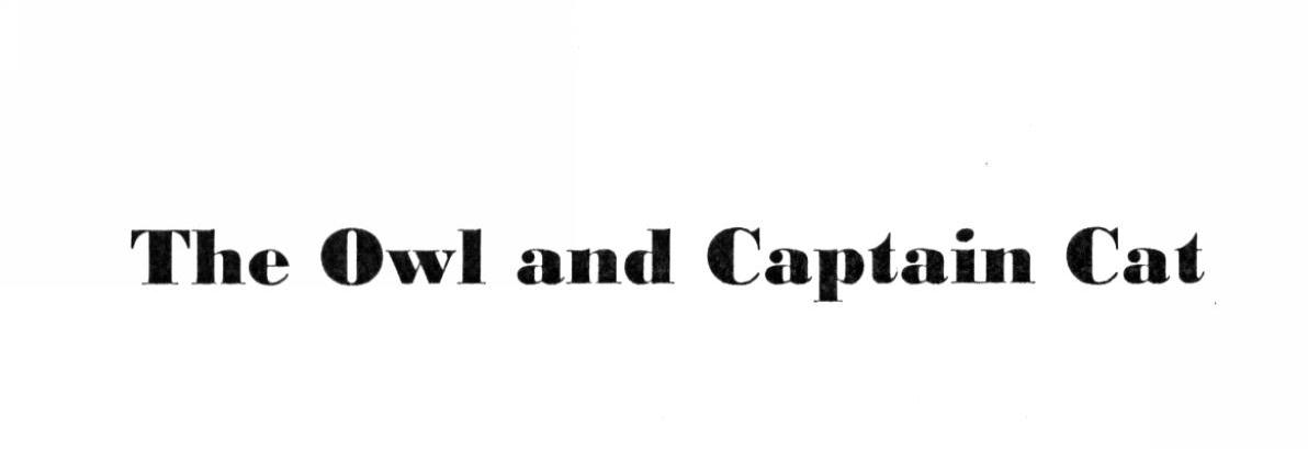 THE OWL AND CAPTAIN CAT