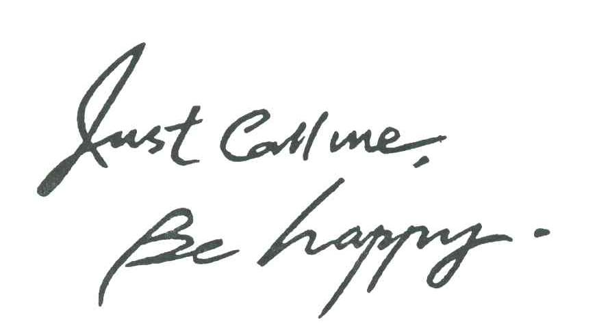 JUST CARLUNE BE HAPPY