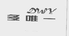 多唯一   DWY