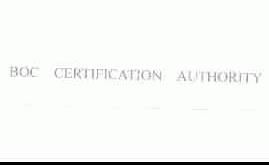 BOC CERTIFICATION AUTHORITY