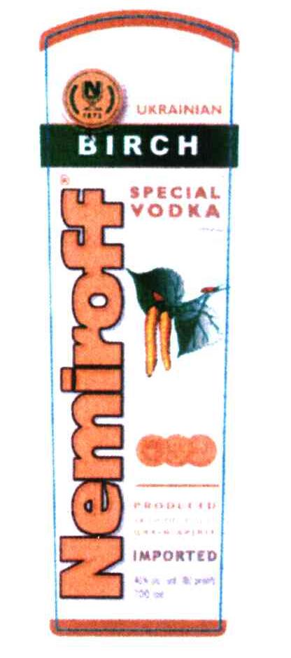 UKRAINIAN;BIRCH;SPECIAL;VODKA;NEMIROFF;N
