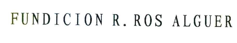 FUNDICION R.ROS ALGUER