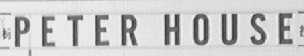 PETER HOUSE