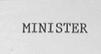 MINISTER