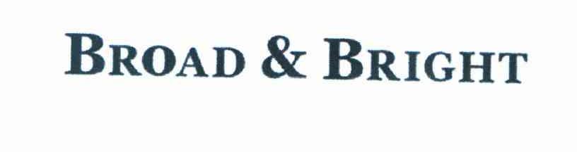 BROAD & BRIGHT
