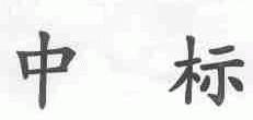 中标