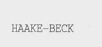 HAAKE-BECK