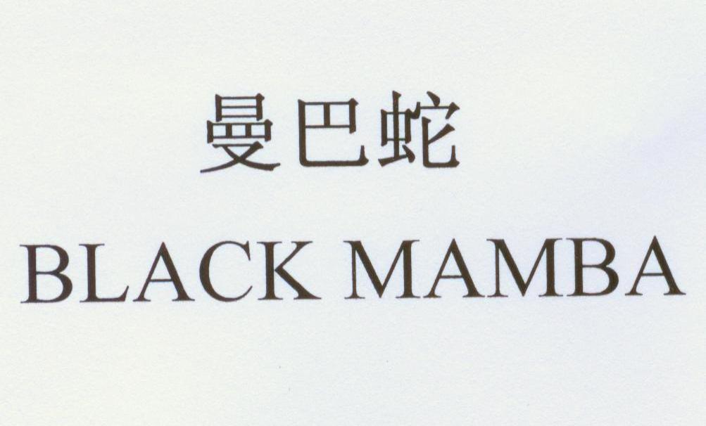 曼巴蛇 BLACK MAMBA