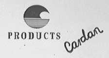 PRODUCTS CARDAN