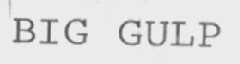 BIG GULP
