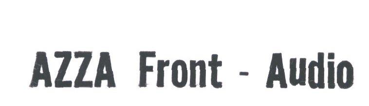 AZZA FRONT-AUDIO