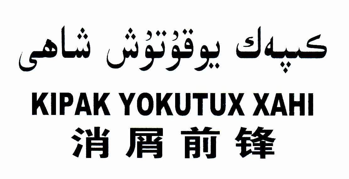 消屑前锋 KIPAK YOKUTUX XAHI