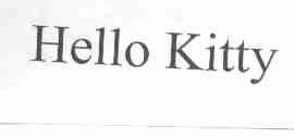HELLO KITTY
