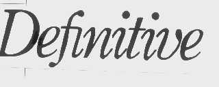 DEFINITIVE