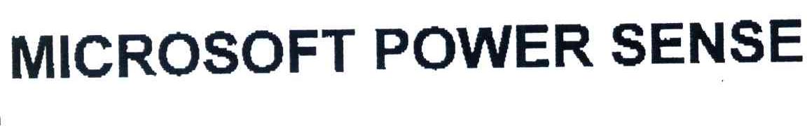 MICROSOFT POWER SENSE
