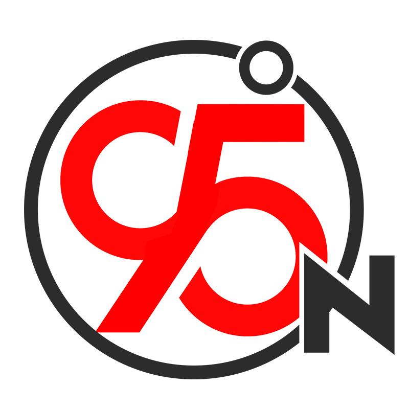 95&deg;N
