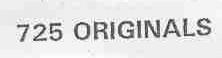 725  ORIGINALS