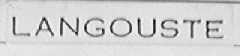 LANGOUSTE