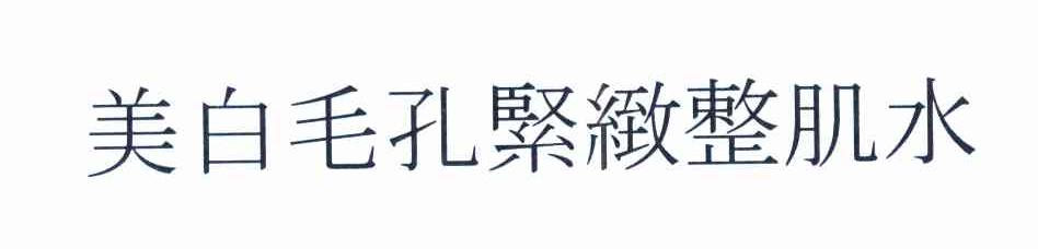 美白毛孔紧致整肌水