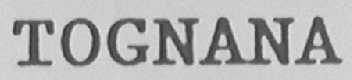 TOGNANA