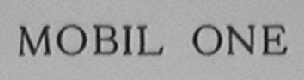MOBIL ONE