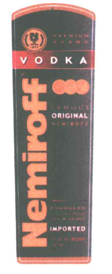 PREMIUM;BRAND;VODKA;ORIGINAL;NEMIROFF;PREMIUM;N