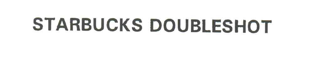 STARBUCKS DOUBLESHOT