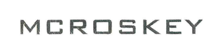 MCROSKEY