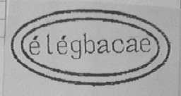 ELEGBACAE