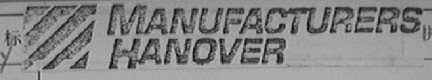 MANUFACTURERS HANOVER