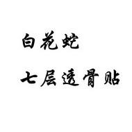 白花蛇七层透骨贴