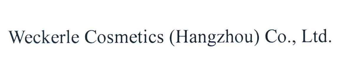 WECKERLE COSMETICS(HANGZHOU)CO.，LTD.