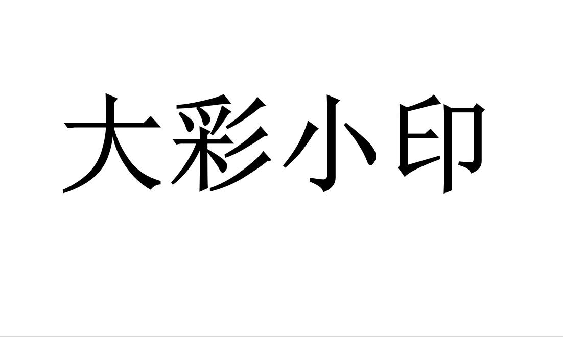 大彩小印