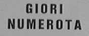 GIORI NUMEROTA