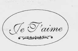JE T'AIME