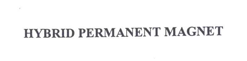HYBRID PERMANENT MAGNET